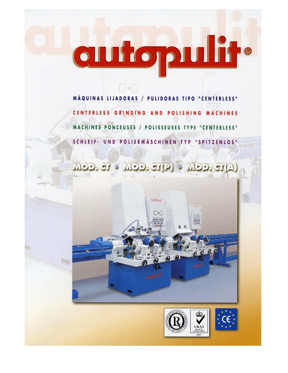 CenterLess Belt Grinding-Polishing Machine - AUTOPULIT