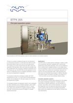	BTPX Separator - BTPX 305 S - Pilot plant separation system 