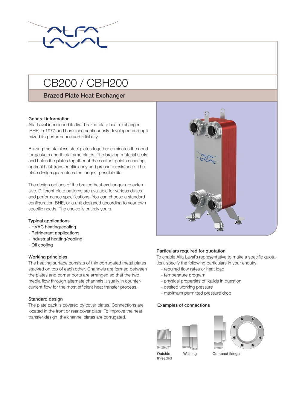 CB200 / CBH200 - Alfa Laval
