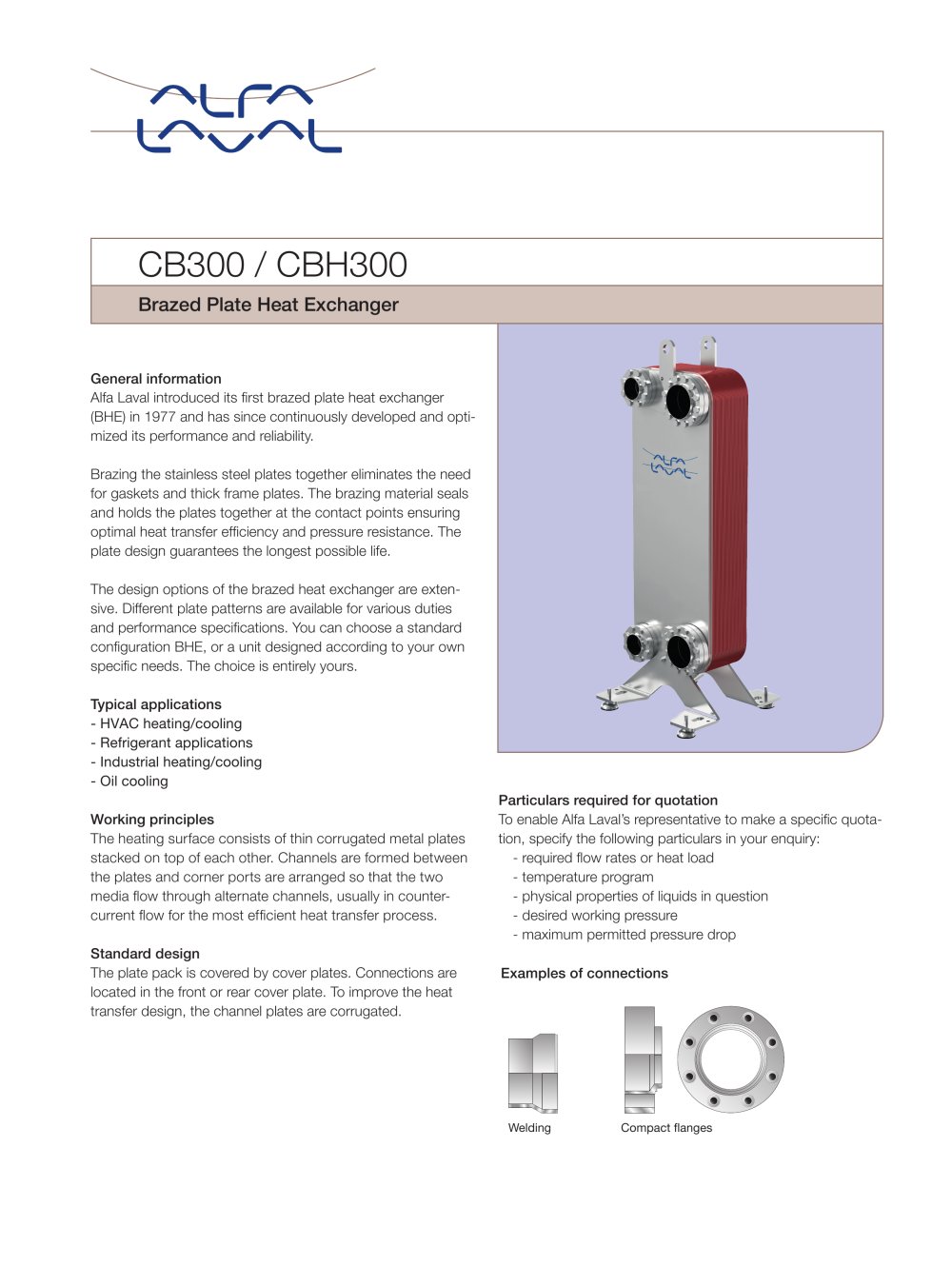 CB300 / CBH300 - Alfa Laval