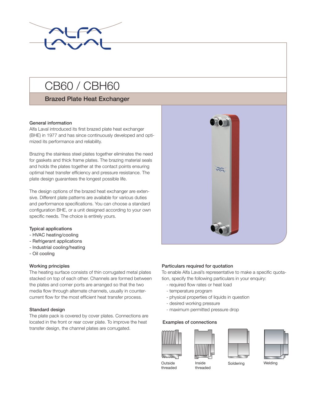 CB60 / CBH60 - Alfa Laval