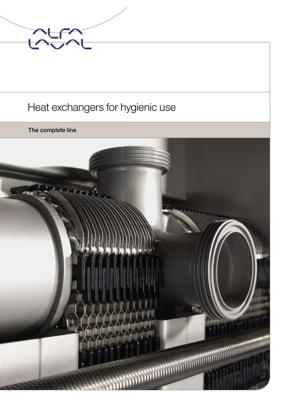Heat exchangers for hygienic use - the complete line - Alfa Laval