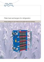 Plate heat exchangers for refrigeration