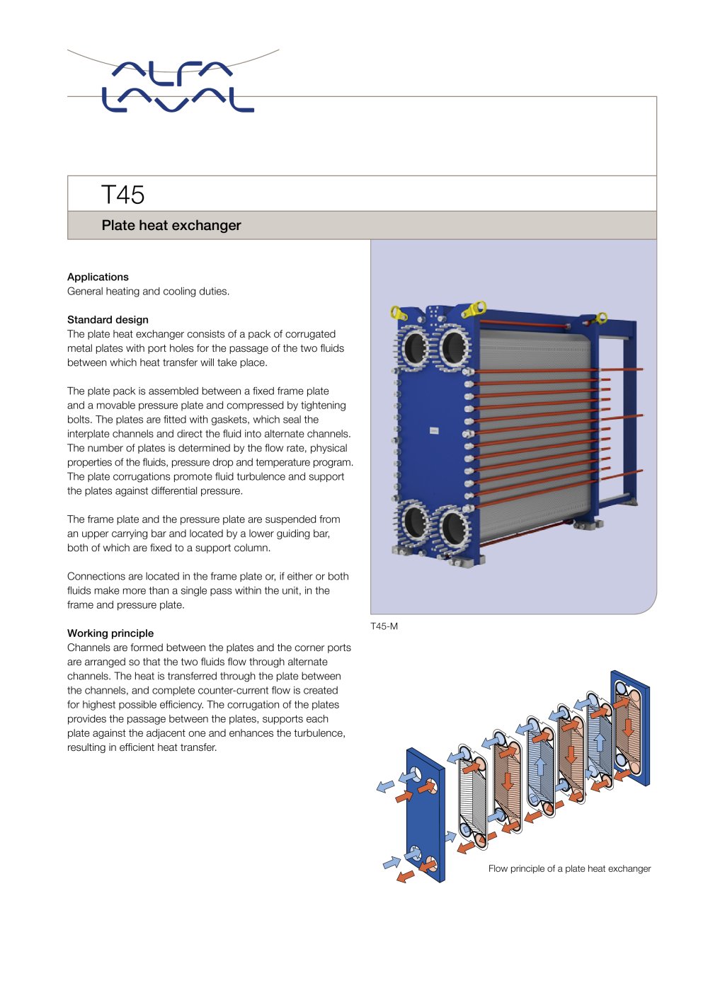 T45 - Plate heat exchanger - Alfa Laval