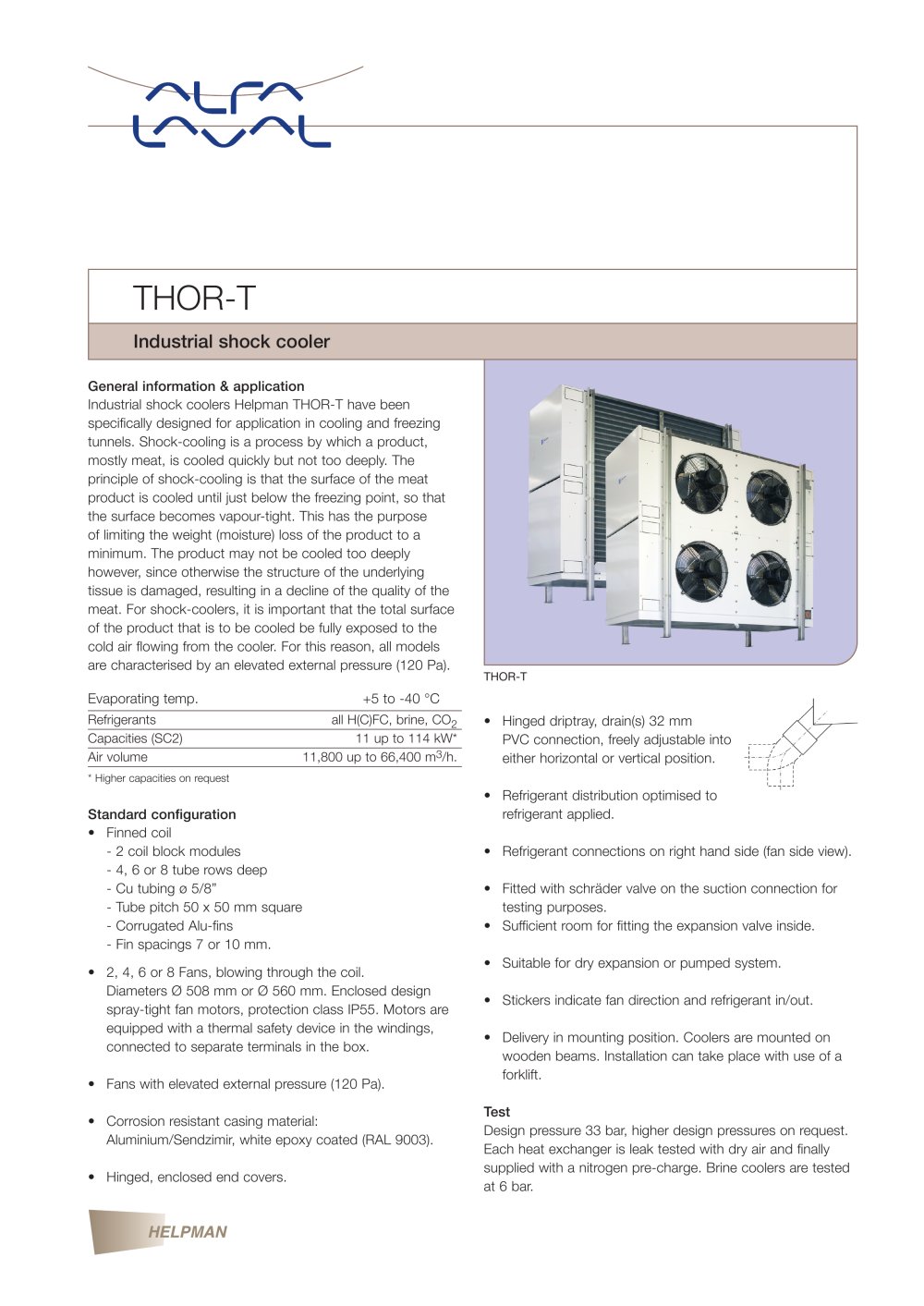 THOR-T - Industrial shock cooler - Alfa Laval
