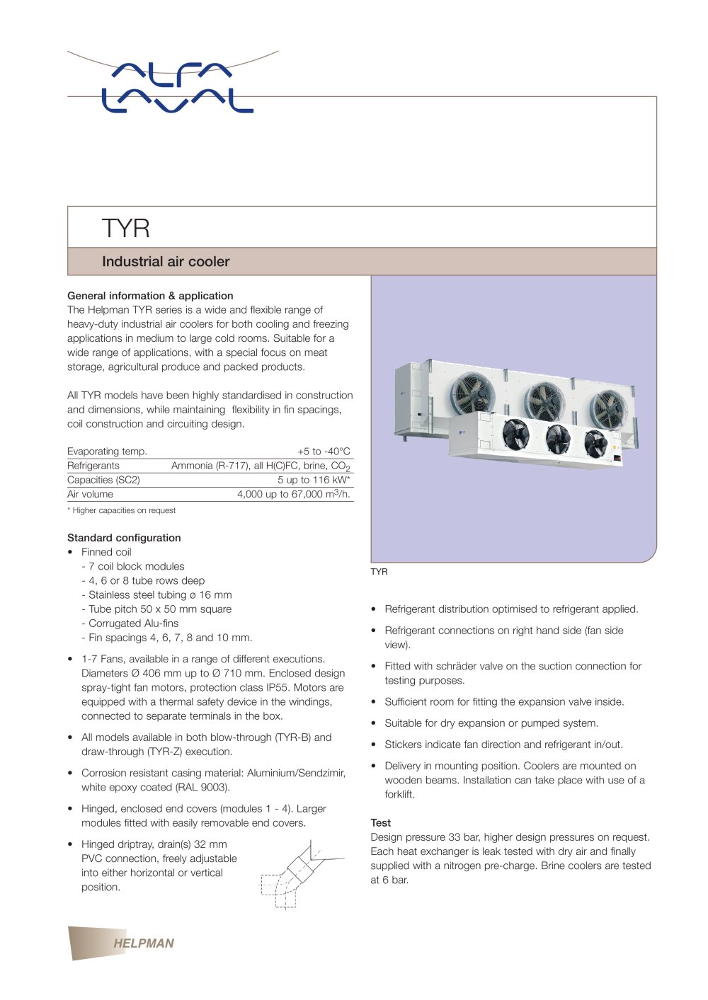 TYR - Industrial air cooler - Alfa Laval
