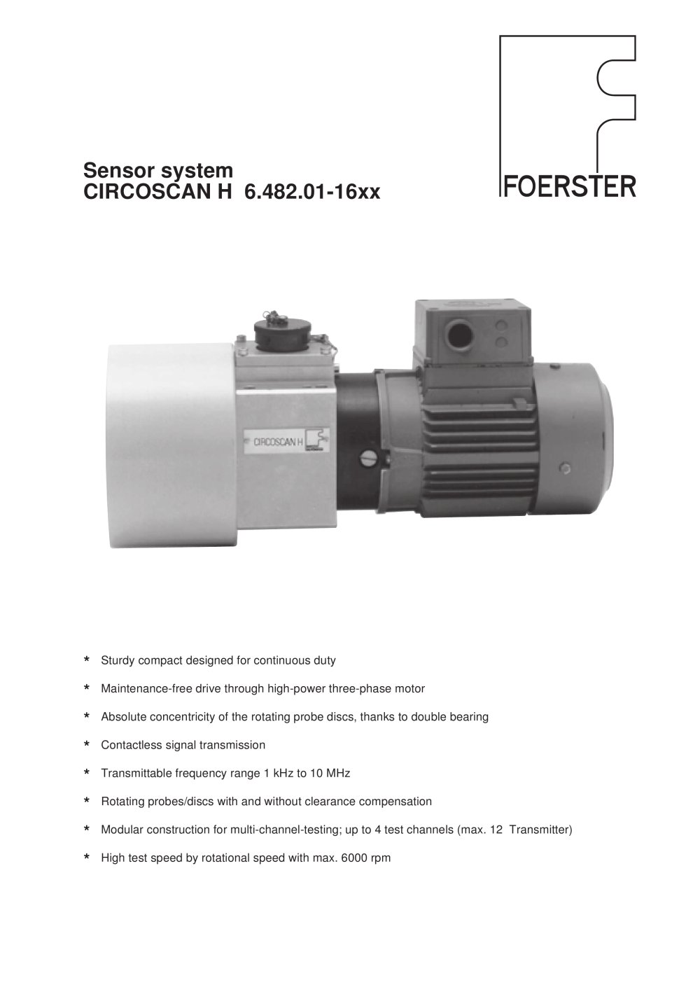 CIRCOGRAPH sensor system leaflet - Foerster Instruments