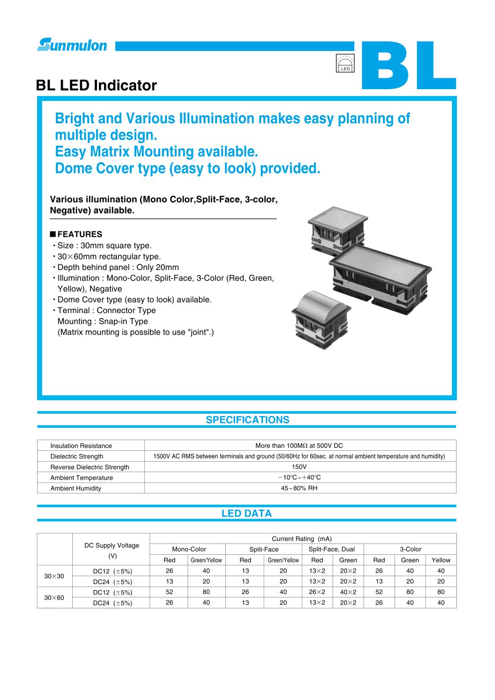 BL LED Indicator - SUNMULON