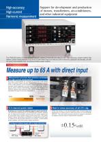 HIOKI PW3336 PW3337 Power Meter HIOKI E E CORPORATION PDF Catalogs