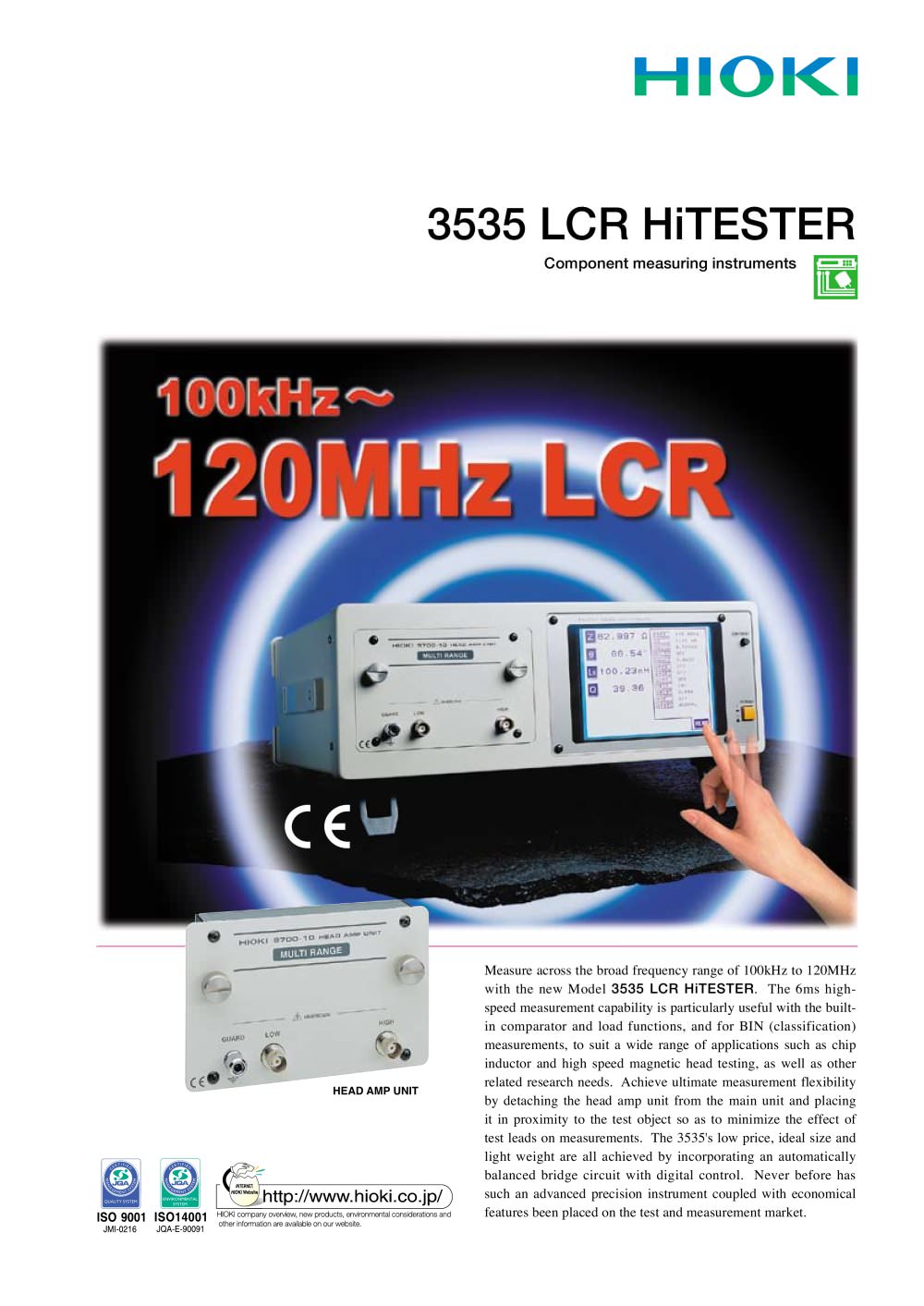 LCR HiTESTER 3535 - HIOKI