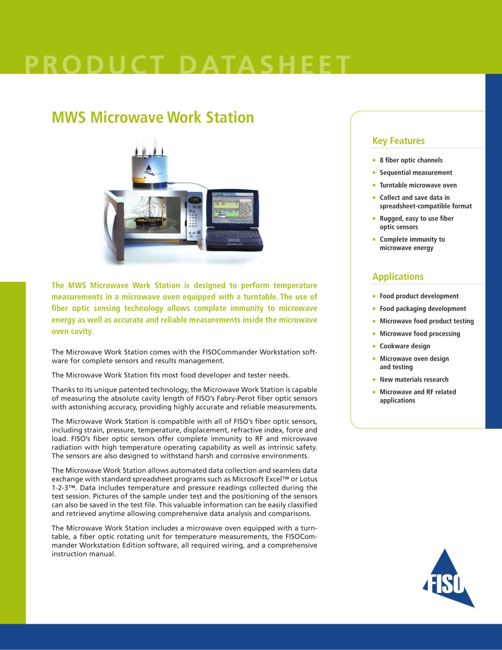 Microwave Work Station � Temperature MWS (conditioner 8 channels) - FISO Technologies
