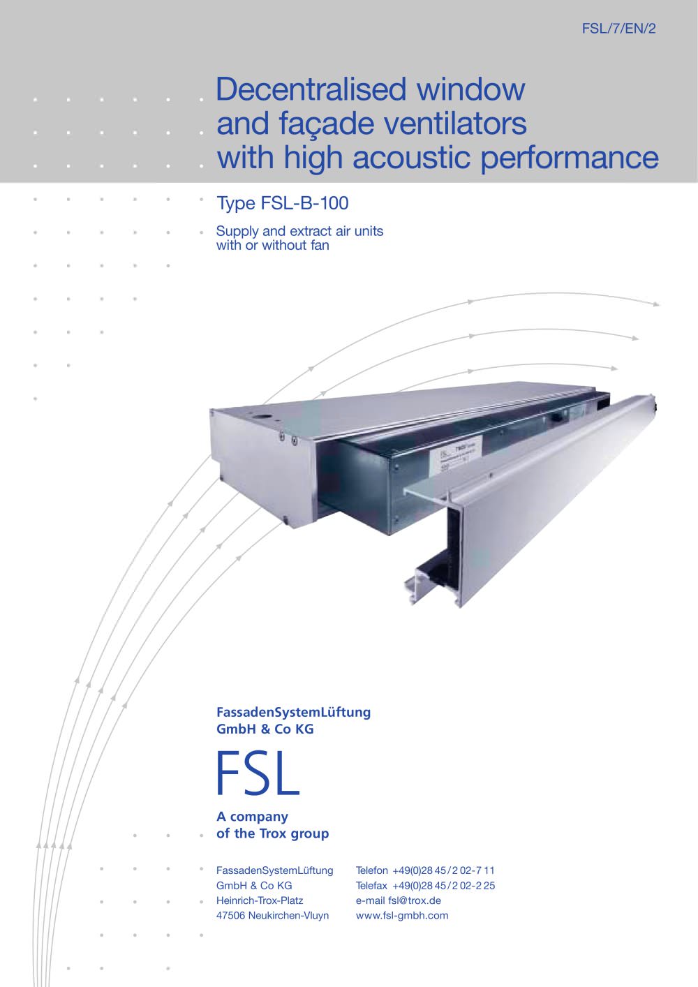 Decentralised window and fa&ccedil;ade ventilators - TROX