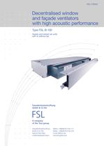 Decentralised window and fa�ade ventilators