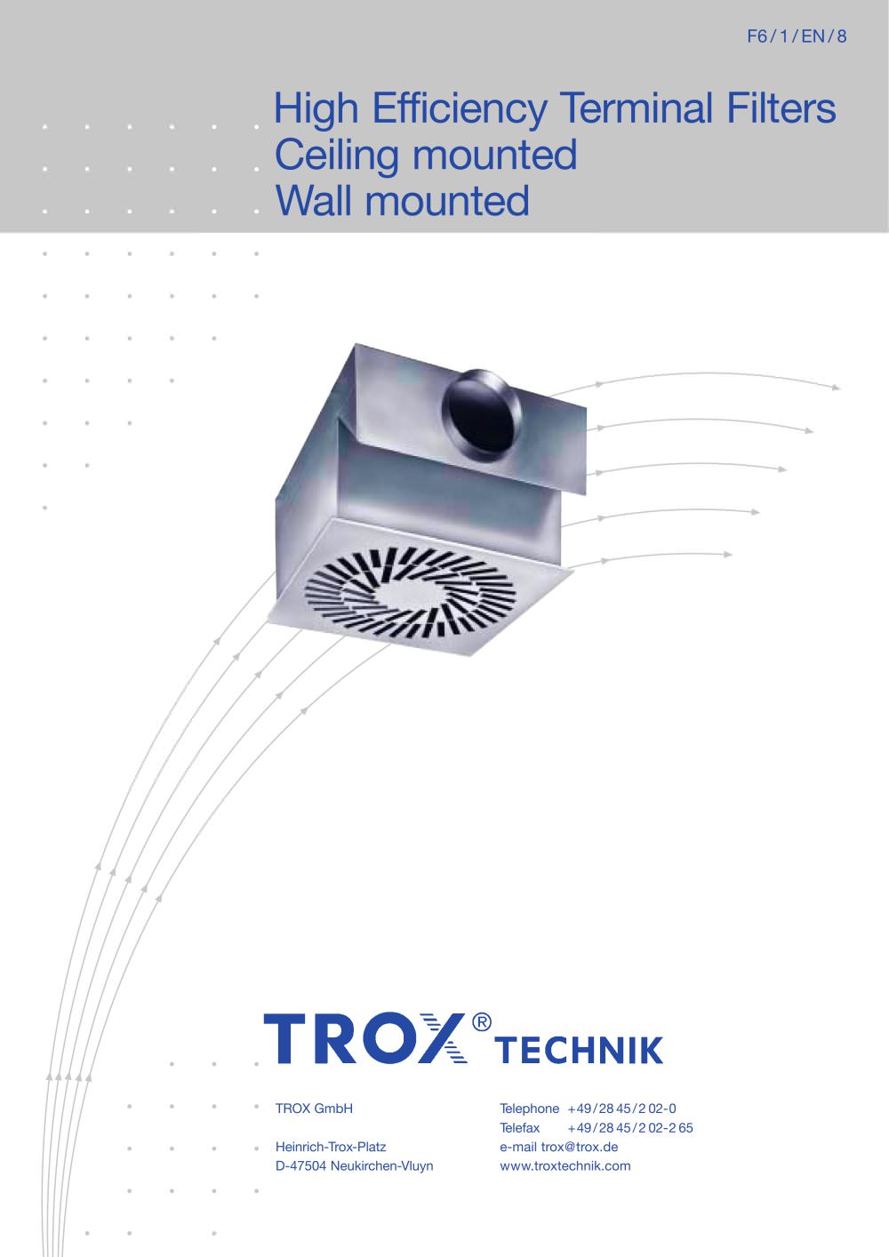 High Efficiency Terminal Filters - TROX