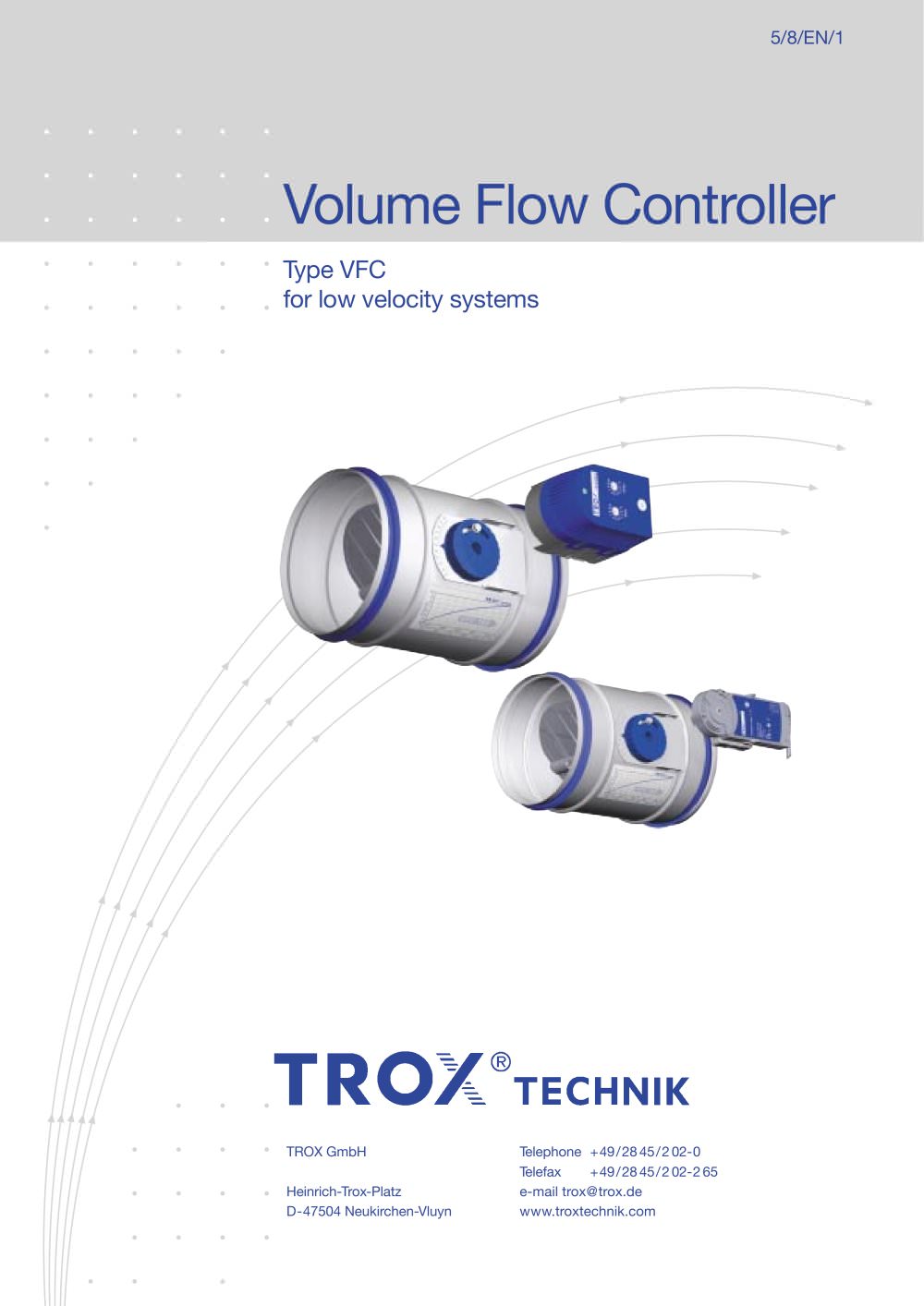 Volume Flow Controller - TROX