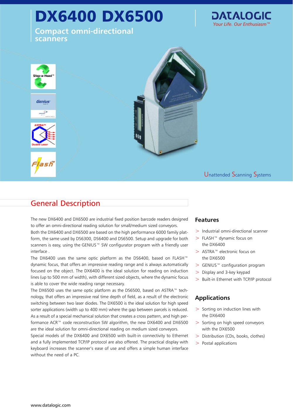DX6400 - DX6500 - DATALOGIC