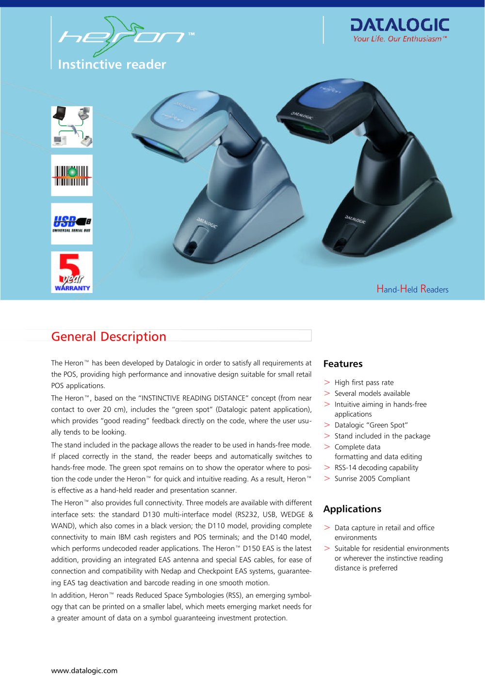 Heron Instinctive Reader - DATALOGIC