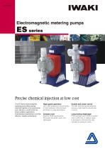 Electromagnetic metering pumps