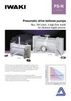 Pneumatic drive bellows pumps FS-N series