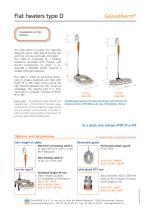 Galvatherm Flat Immersion Heater Type D Galvatek Pdf Catalogs