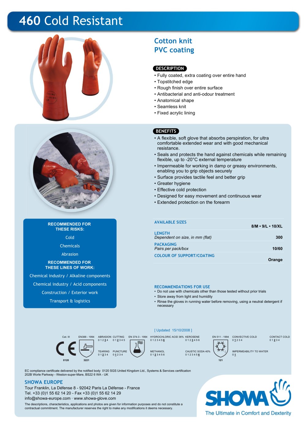 460 Cold Resistant - SHOWA