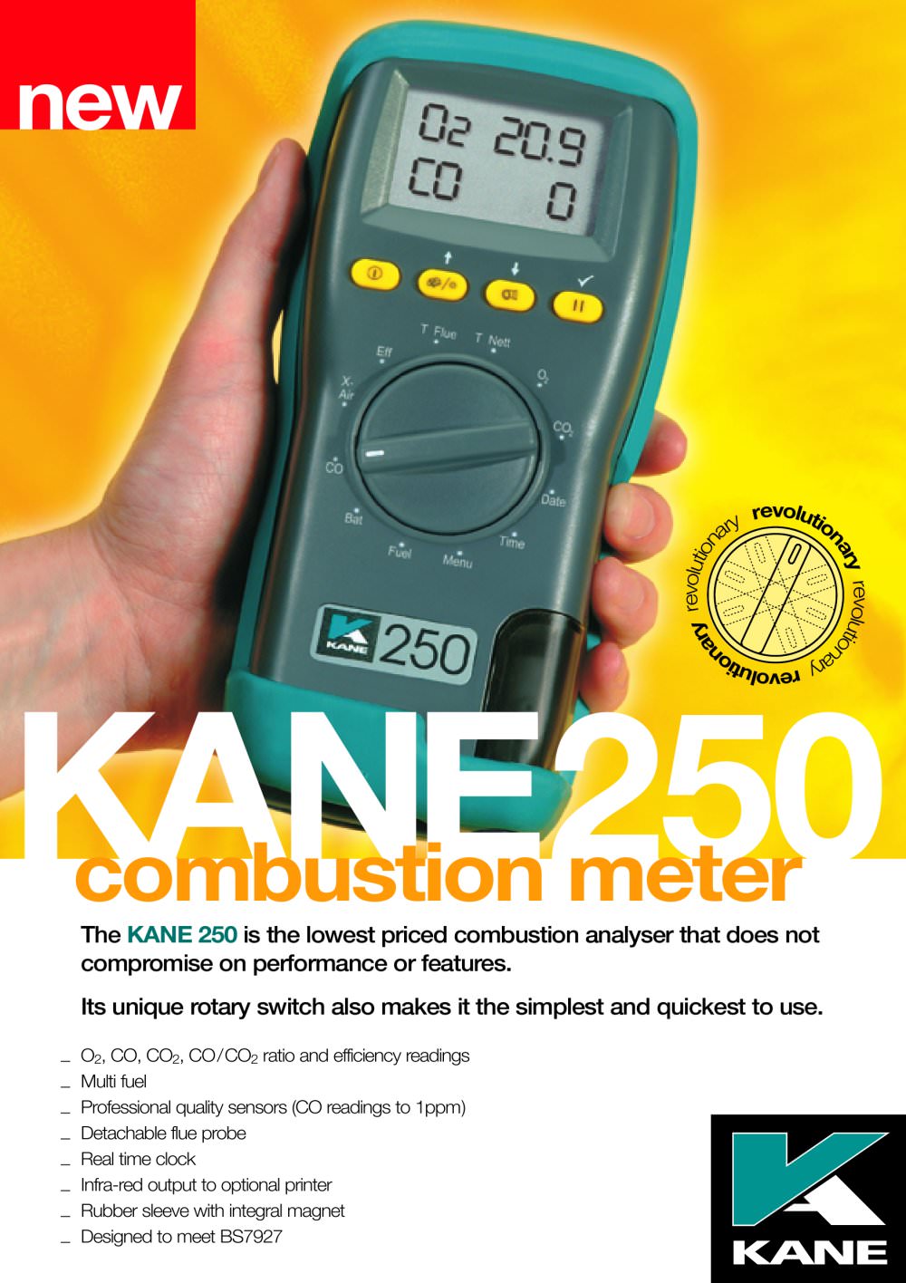 KANE250 Combustion Meter - Kane International