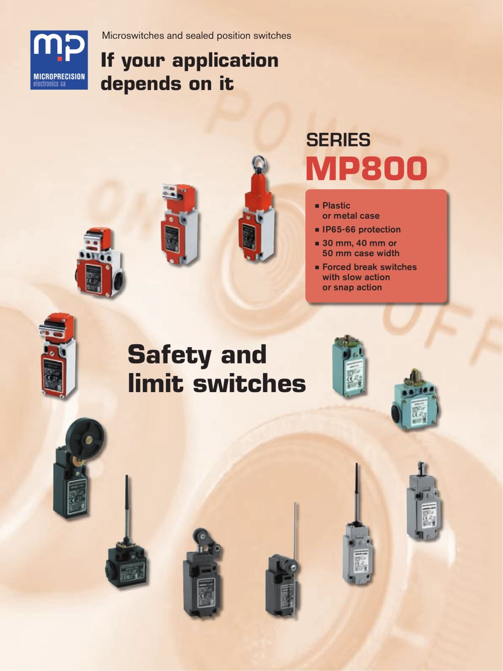 MP800 Safety & Limit switches - Microprecision Electronics