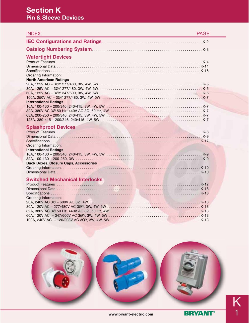 Pin & Sleeve Devices - Bryant Electric