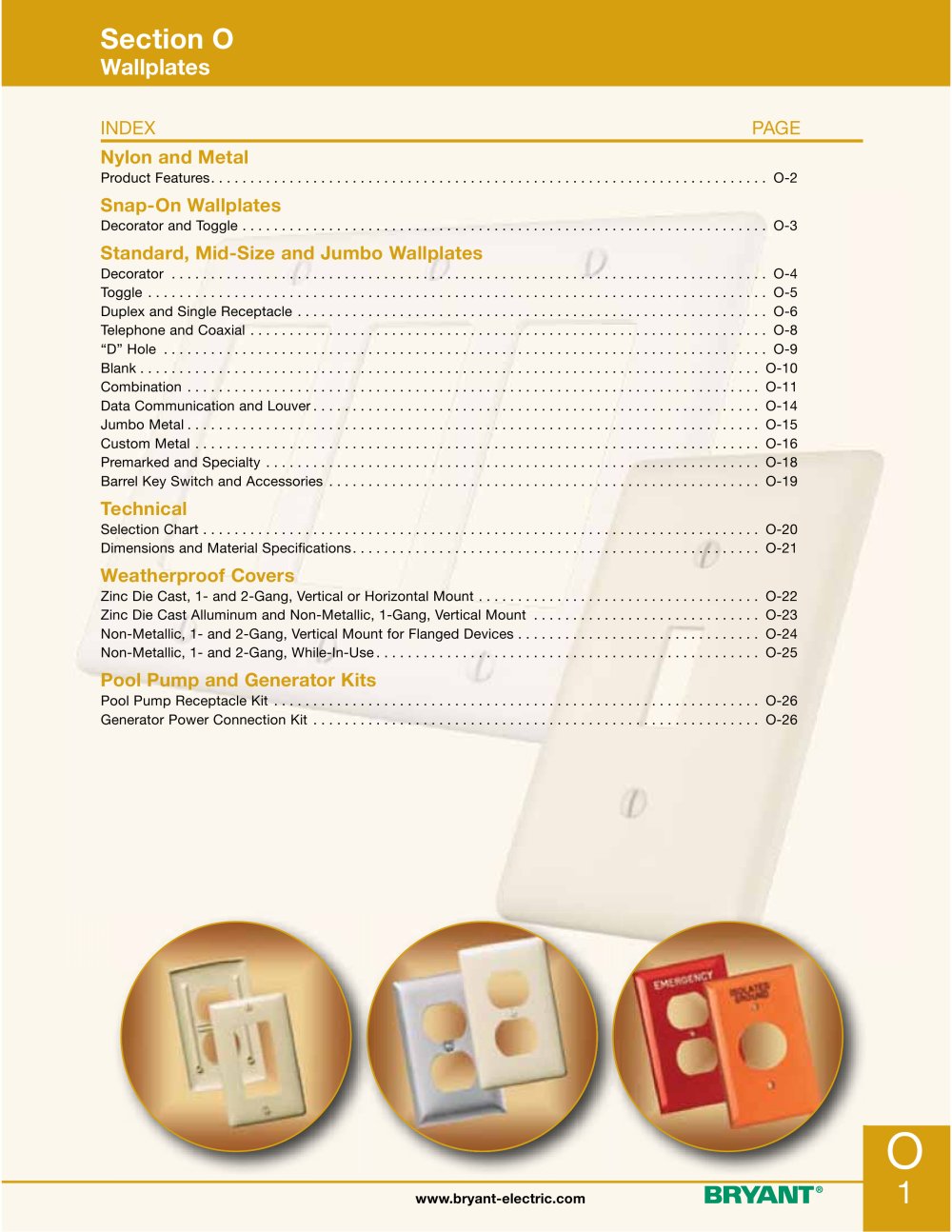 Wallplates - Bryant Electric