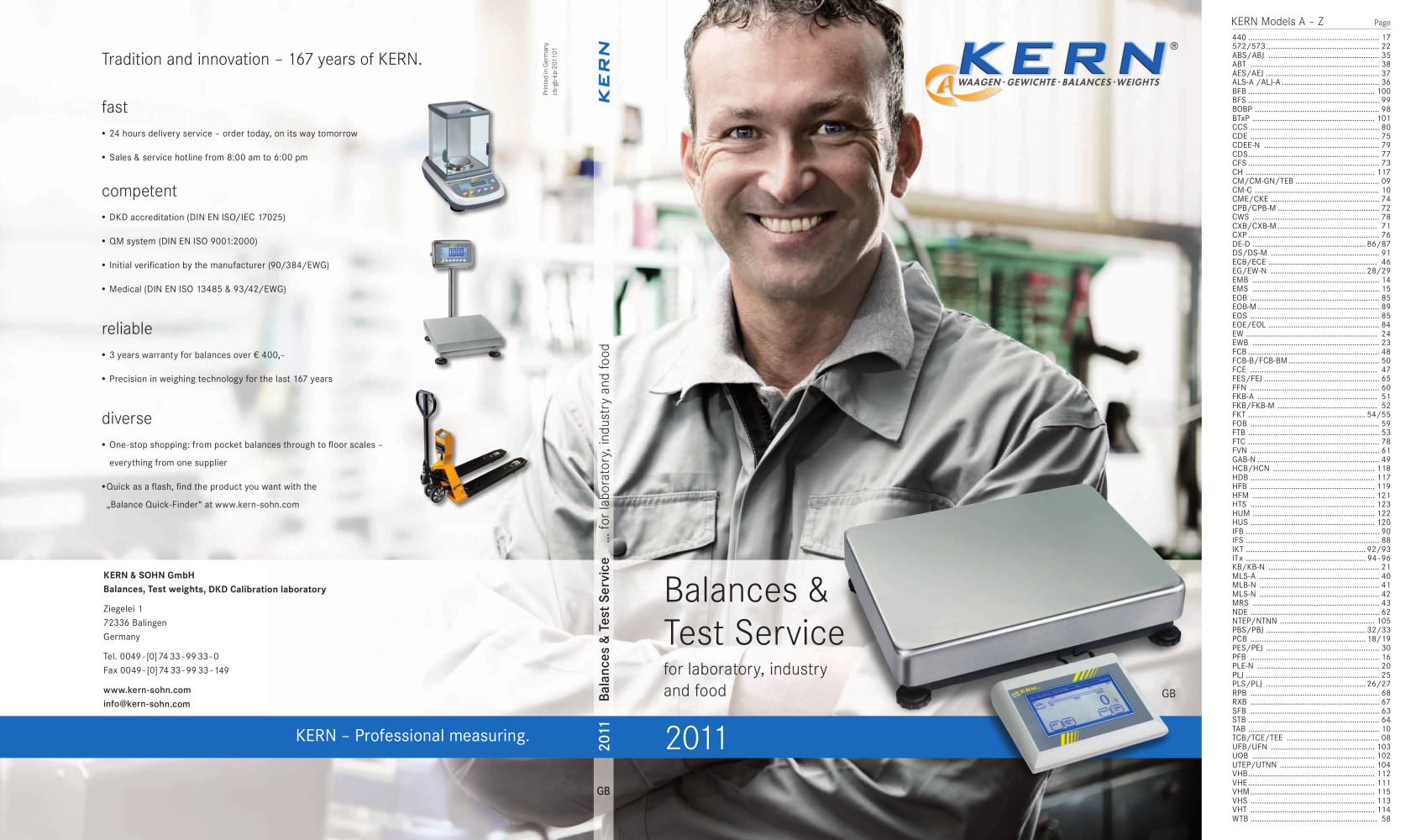 Catalogue Balances 2011 - Kern & Sohn