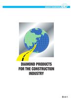  	Diamond products for the construction industry