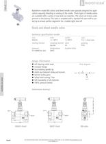 B8 - block and bleed needle valve
