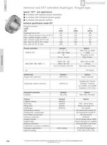 EXT - Chemical seal with extended diaphragm