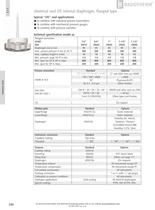 US - internal diaphagm chemical seal flanged type
