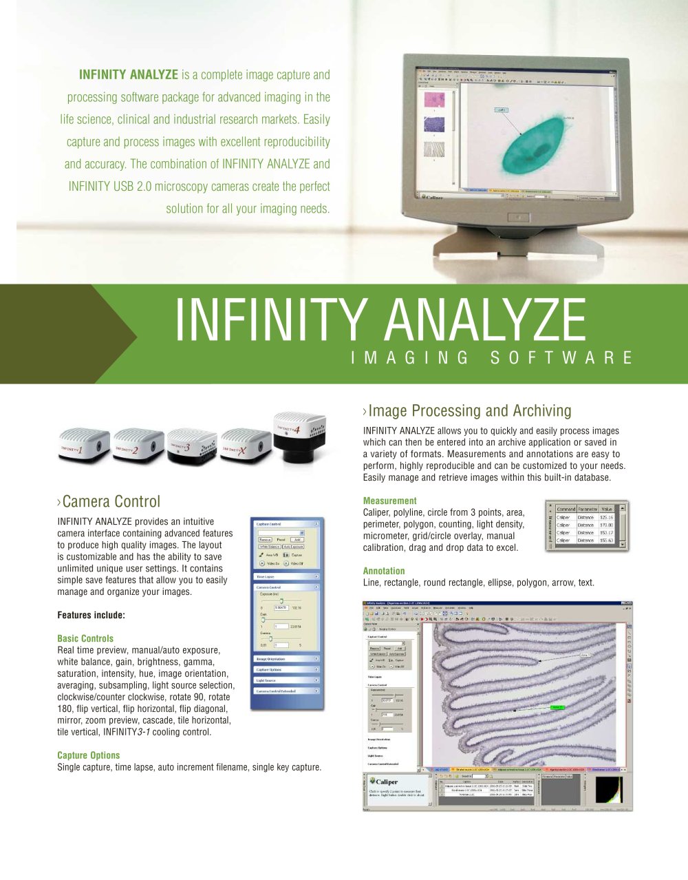 Infinity Analyze Software - Lumenera