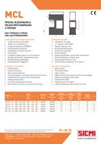 Mcl C Frame Stamping Press Up To Mm Sec Sicmi Srl Pdf