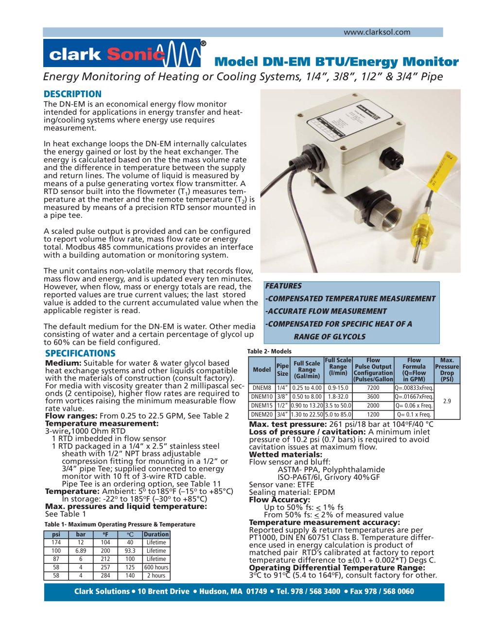 Clark Sonic Ultrasonic Products - Clark