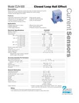 Closed Loop Current Sensors CLN-500
