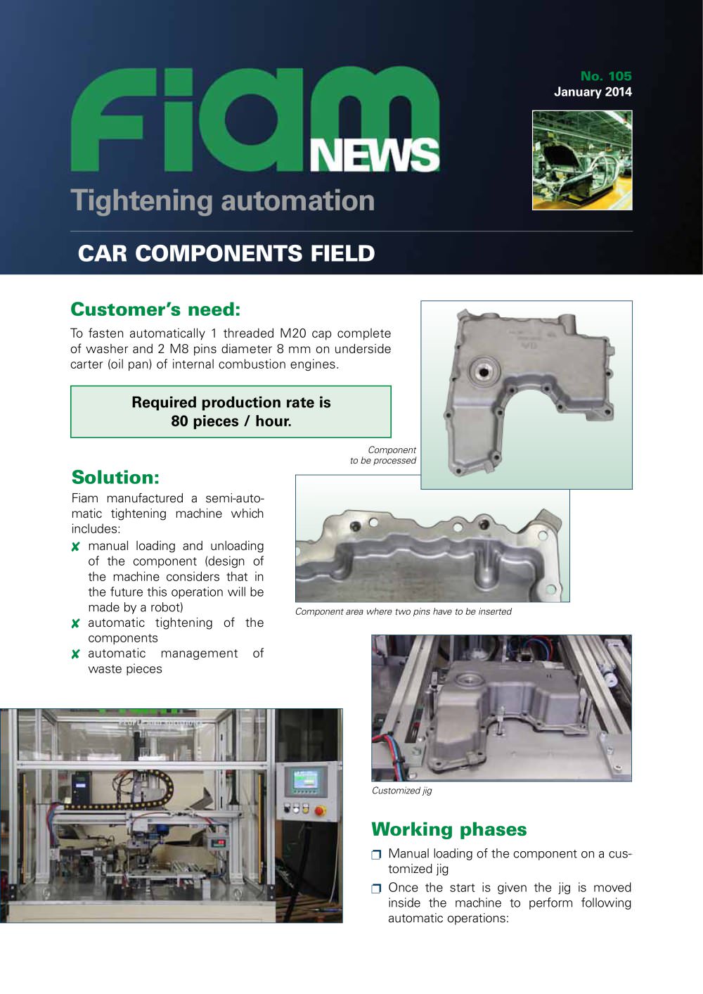 Fasten automatically bush and studs for car field - 1 / 4 Pages