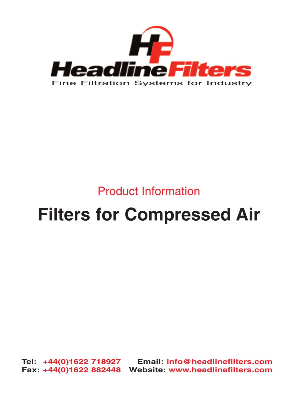 Compressed Air Filters - Headline Filters