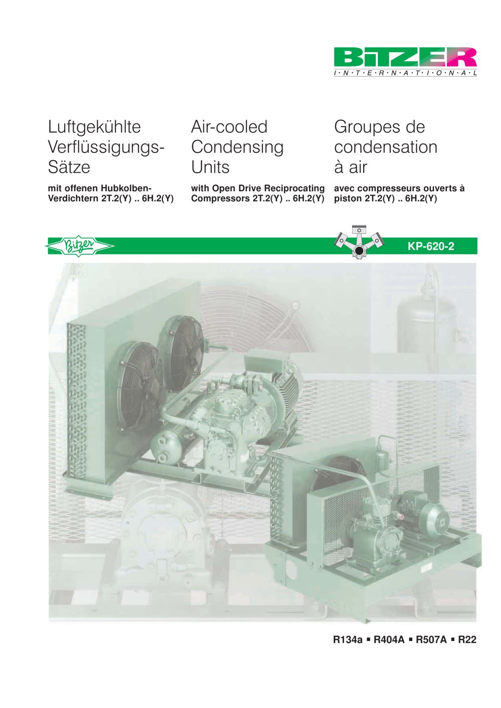 Air-cooled Condensing Units (2T.2..6H.2)  KP-620-2 - BITZER