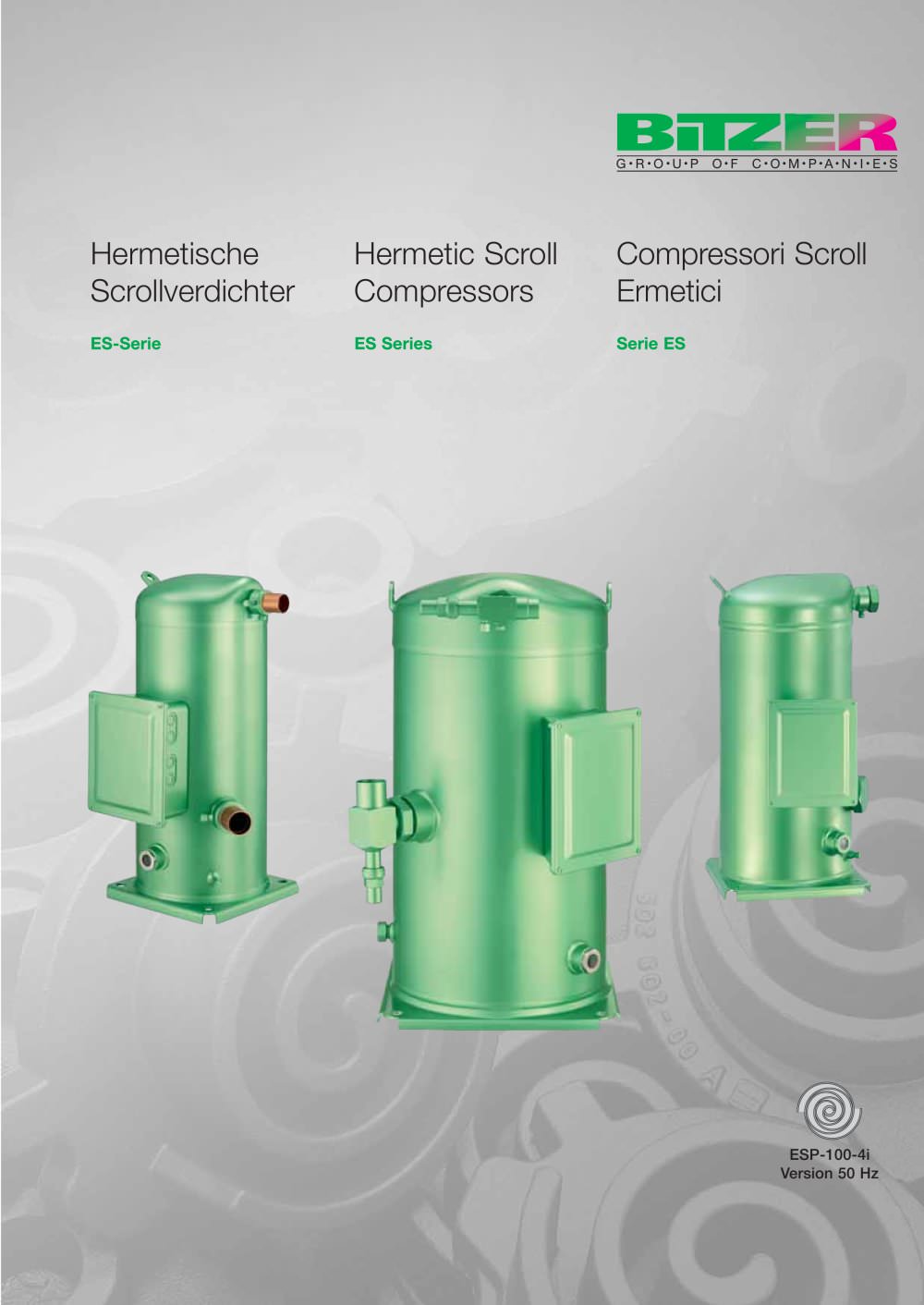 Hermetic Scroll Compressors - ES Series  ESP-100-4-i - BITZER