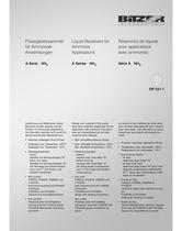 Liquid Receivers for Ammonia Applications - A Series NH3  DP-331-1