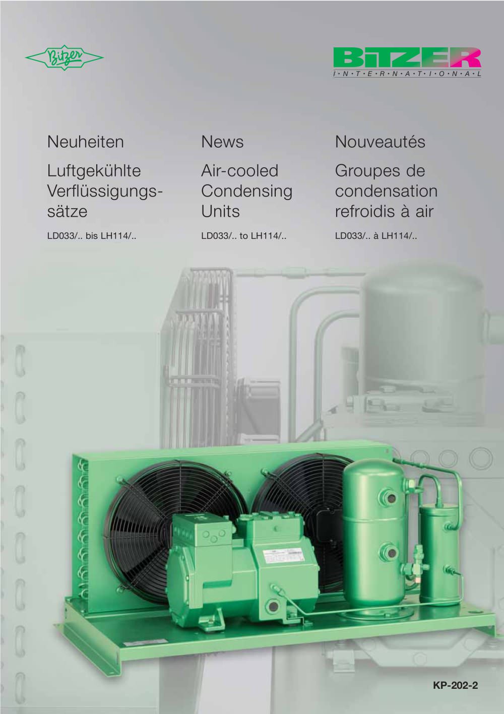News air-cooled Condensing Units KP-202-2 - BITZER