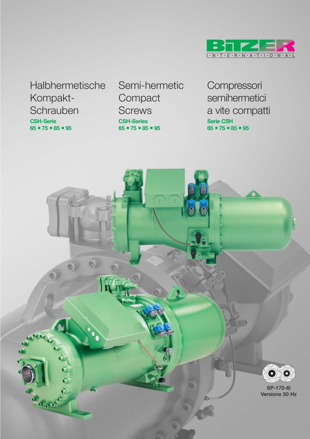 Semi-hermetic Compact Screws CSH-Series SP-170-6-i - BITZER