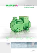 Semi-hermetic Reciprocating Compr. for CO2 - Octagon Series for trans-critical appl. KP-130-3