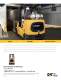 7,000-15,500 lb Capacity LP Gas Cushion Tire - Cat Lift Trucks