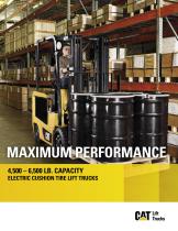 3,000-6,500 lb Capacity Electric Cushion Tire