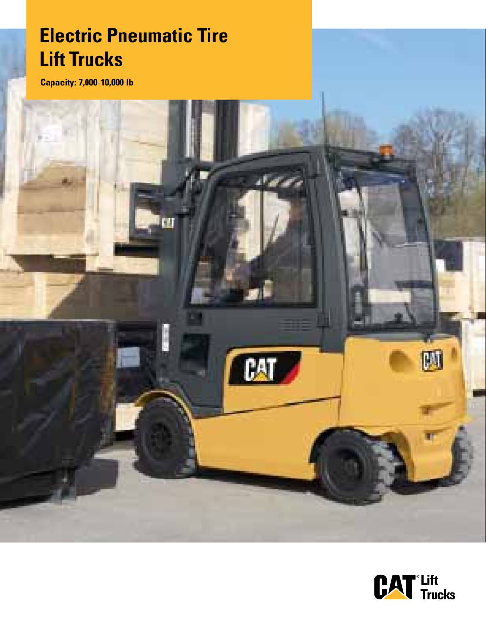 7,000-10,000 lb Capacity Pneumatic Tire - Cat Lift Trucks