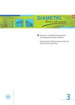 Grinding stones for correction planes double face